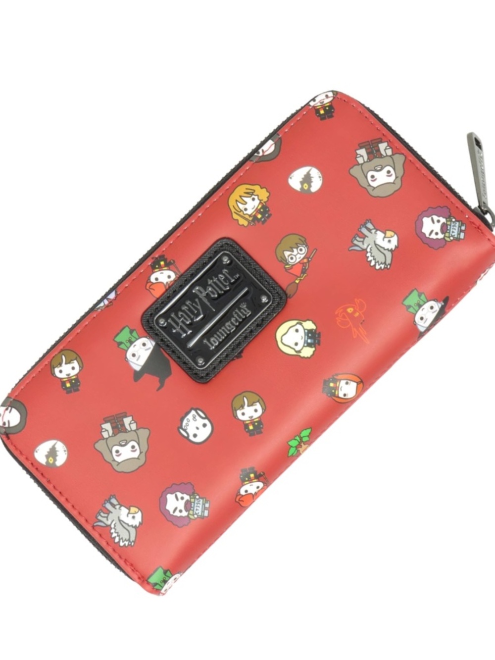 Loungefly Red Harry Potter Chibi Character Zip Wallet